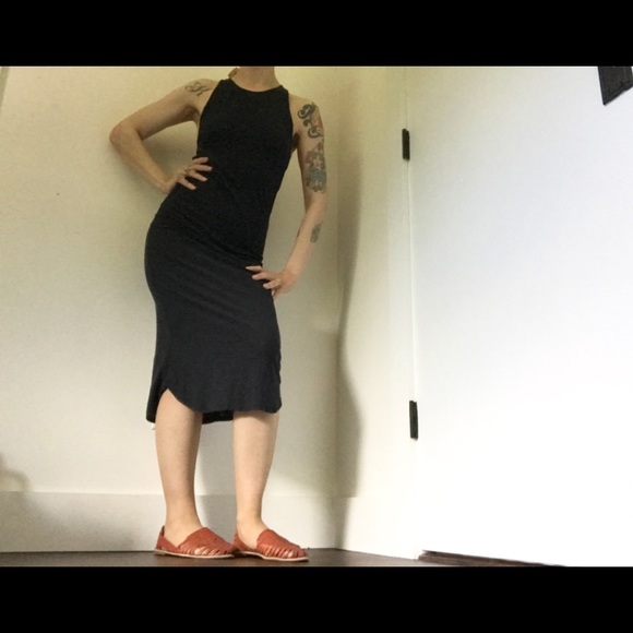 Forever 21 NWT Racerback Dark Navy Midi Dress - Picture 8 of 11